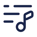 Playlist Minimalistic 3 SVG Icon